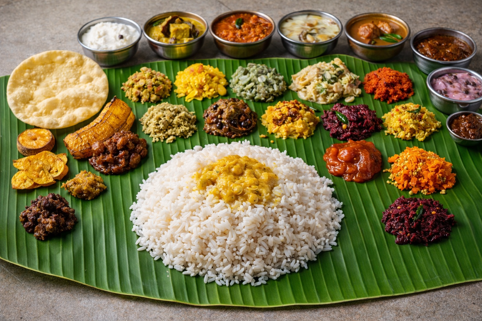 Royal Authentic Kerala Sadya Feast